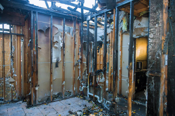 Professional Fire Damage Removal technician working in White Sands, NM